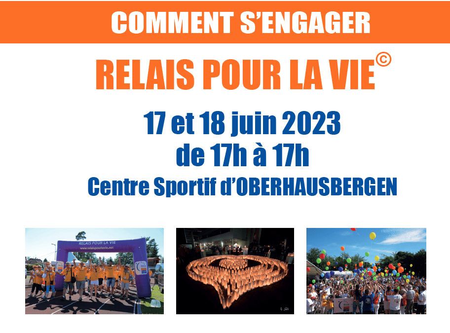 Relais pour la vie, devenez acteur